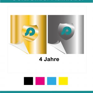 Gold/Silber Aufkleber drucken
