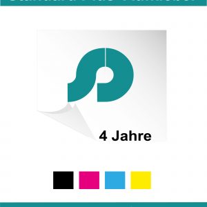 Standard Plus Aufkleber drucken (permanent haftend)