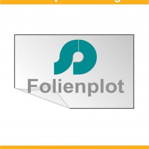 Folienplot 2-farbig Aufkleber nach Maß – Folienplot-Aufkleber.de